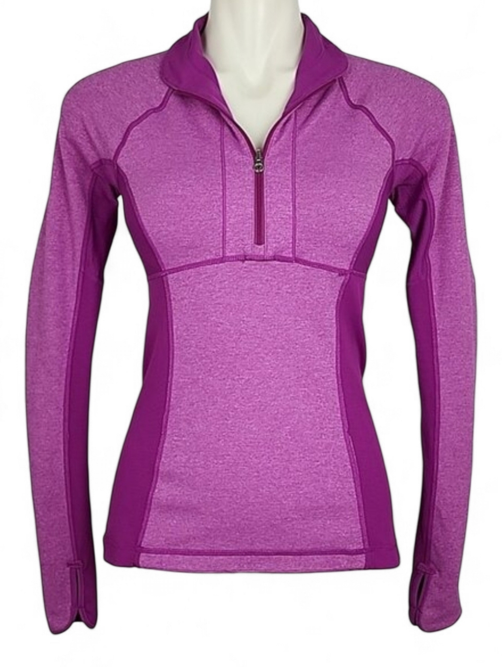 Lululemon Women's Reversible Run Switch Back 1/2 Zip Jacket Top Ultra Violet 4